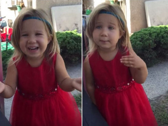 4岁萝莉一本正经教导父亲婚礼礼仪 萌死啦!_见识多